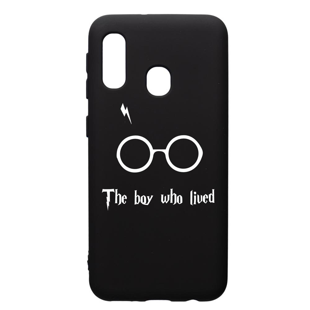 Husa Premium Silicon Compatibila Cu Samsung Galaxy A20E, The Boy Who Lived, silicon, cu interiorul din material textil, protectie camera, PB858
