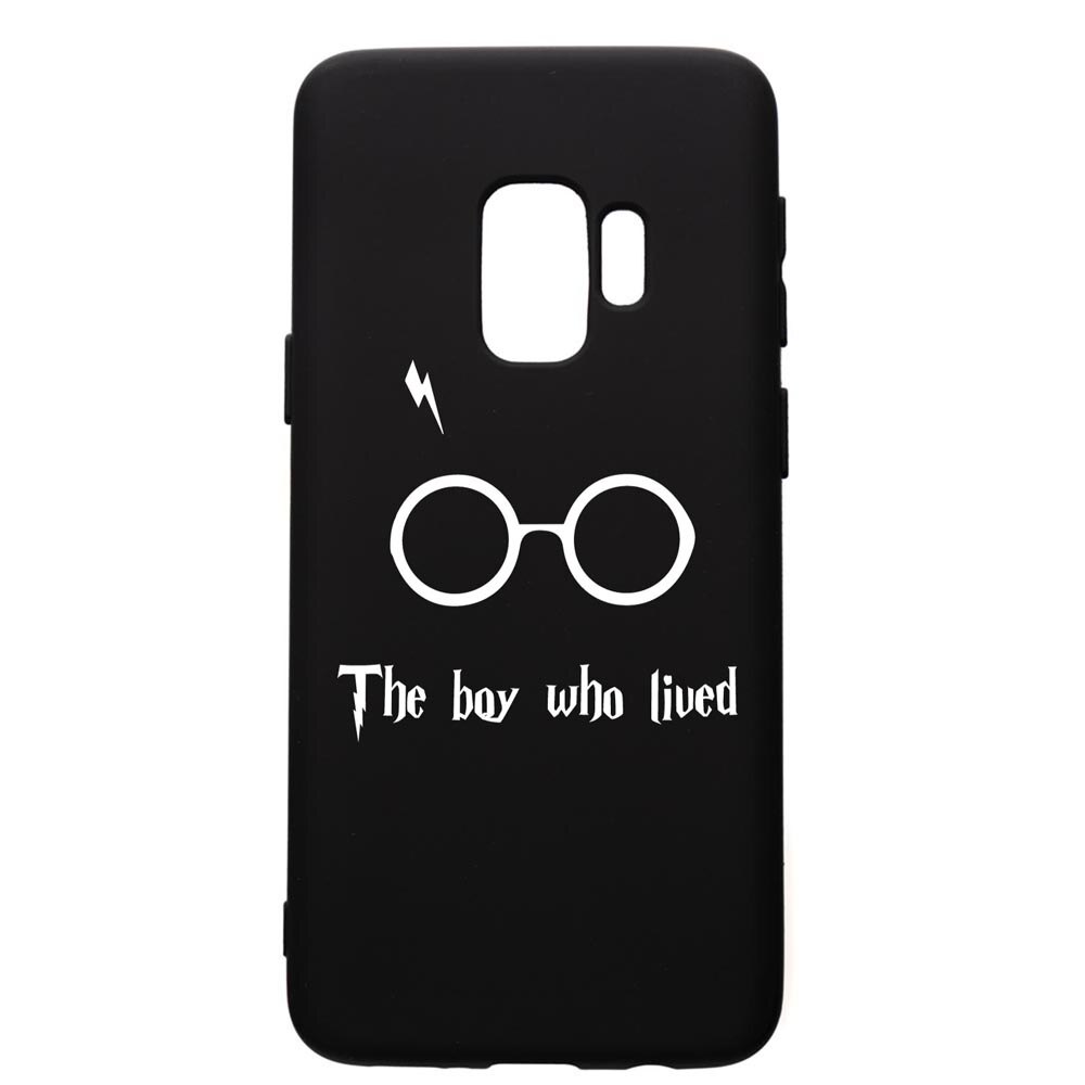 Husa Premium Silicon Compatibila Cu Samsung Galaxy S9, The Boy Who Lived, silicon, cu interiorul din material textil, protectie camera, PB858