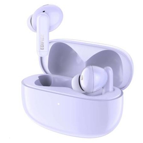 Casti wireless, Edifier, TWS330NB, TWS, Violet, In-Ear, Bluetooth 5.0, Raza 10 m, Baterie 350 mAh, Tehnologie ANC