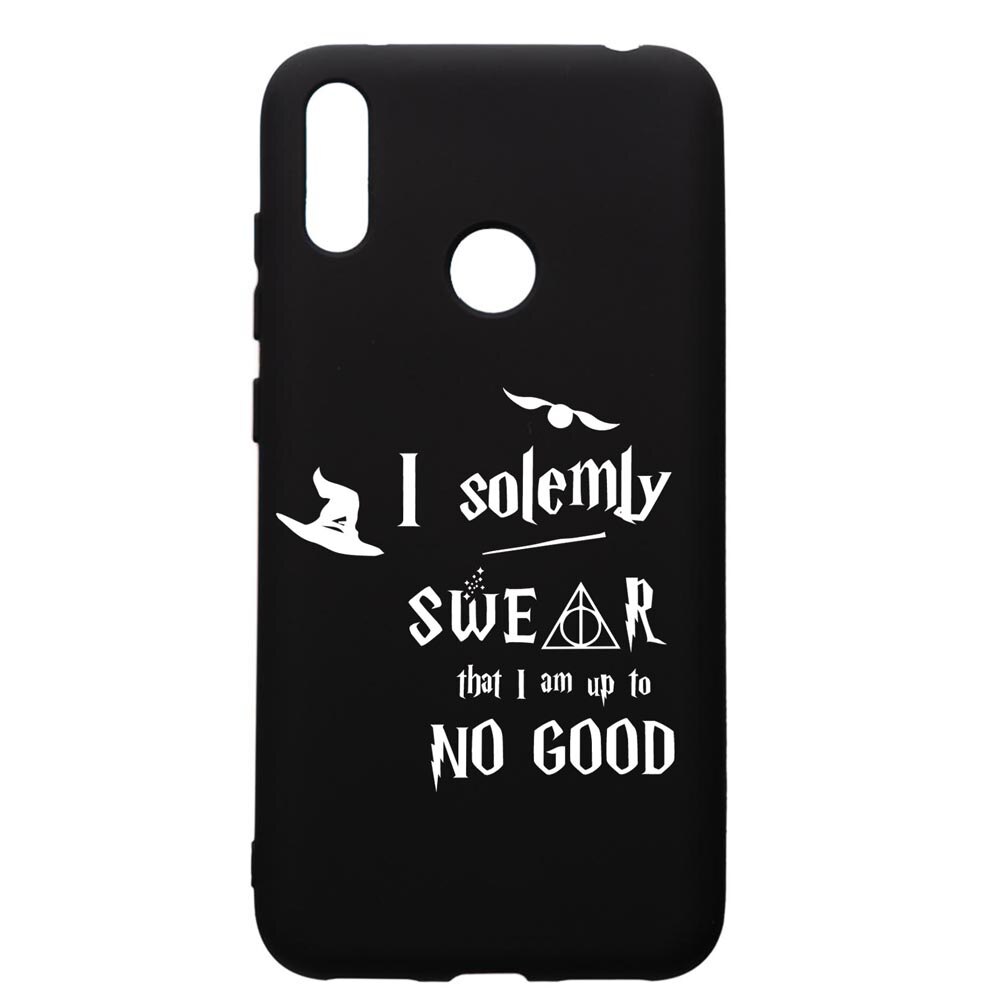 Husa Premium Silicon Compatibila Cu Huawei Y7 2019, Solemly Swear, silicon, cu interiorul din material textil, protectie camera, PB860
