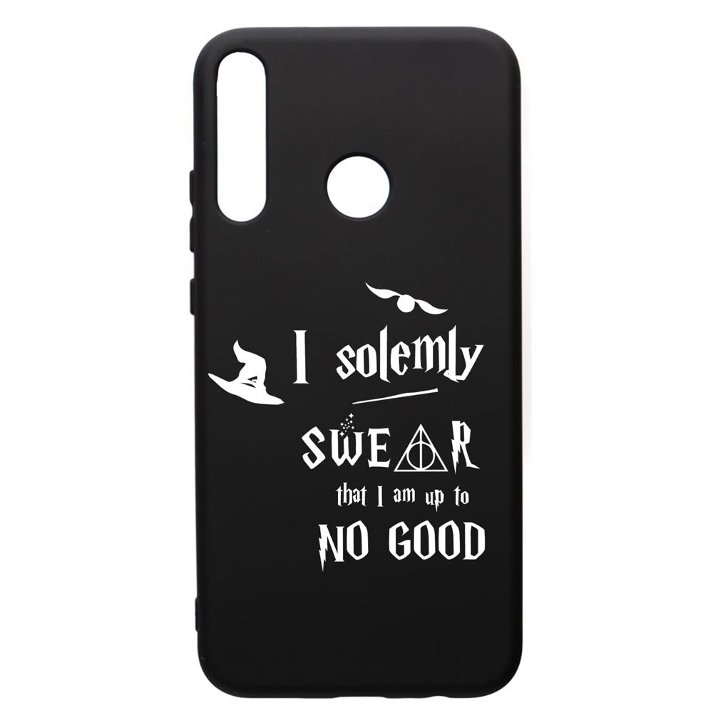 Husa Premium Silicon Compatibila Cu Huawei P40 Lite E / Y7p, Solemly Swear, silicon, cu interiorul din material textil, protectie camera, PB860