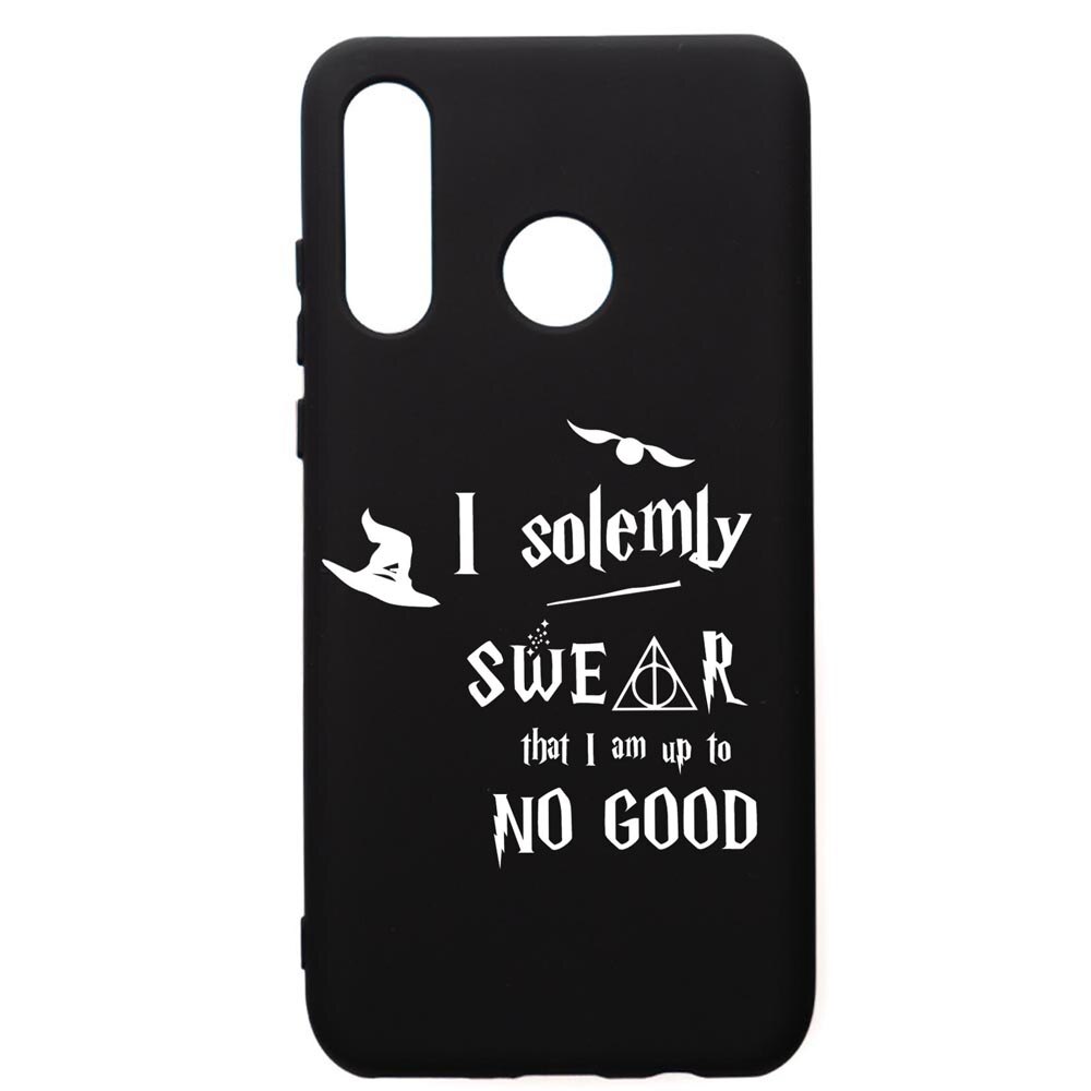 Husa Premium Silicon Compatibila Cu Huawei P30 Lite, Solemly Swear, silicon, cu interiorul din material textil, protectie camera, PB860