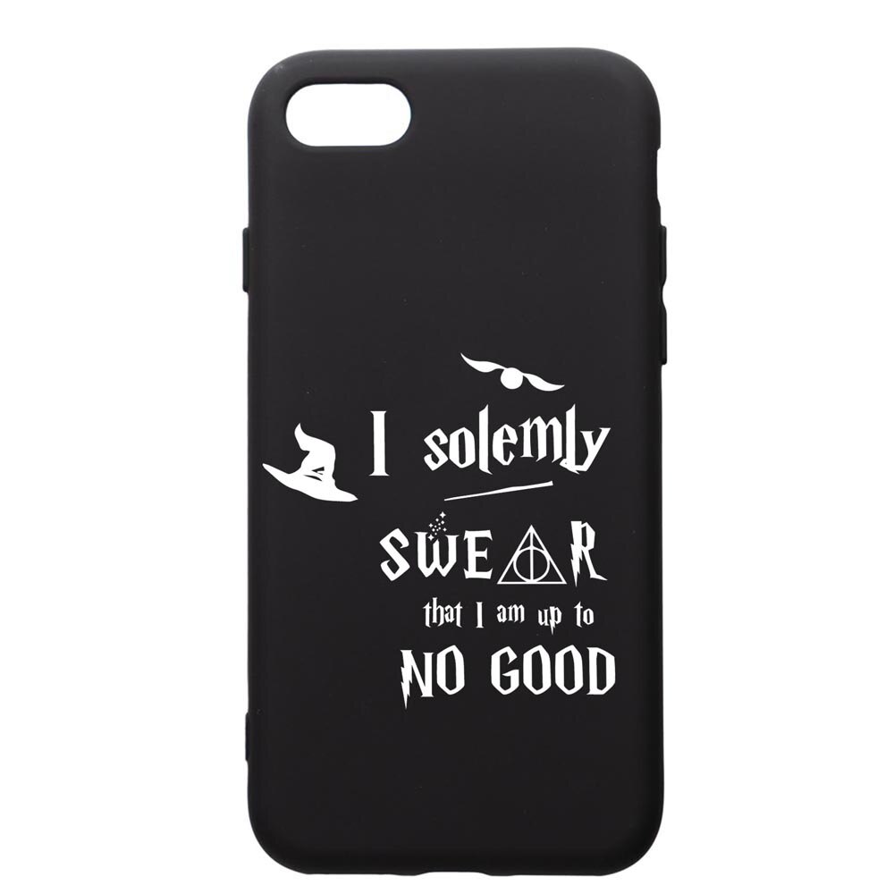 Husa Premium Silicon Compatibila Cu Apple iPhone SE 2 / iPhone 8 / iPhone 7, Solemly Swear, silicon, cu interiorul din material textil, protectie camera, PB860