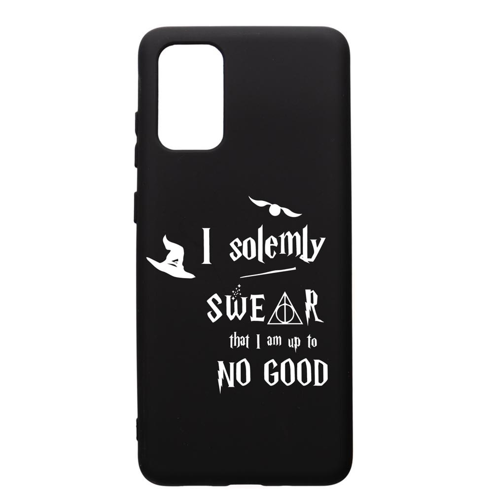 Husa Premium Silicon Compatibila Cu Samsung Galaxy A41, Solemly Swear, silicon, cu interiorul din material textil, protectie camera, PB860