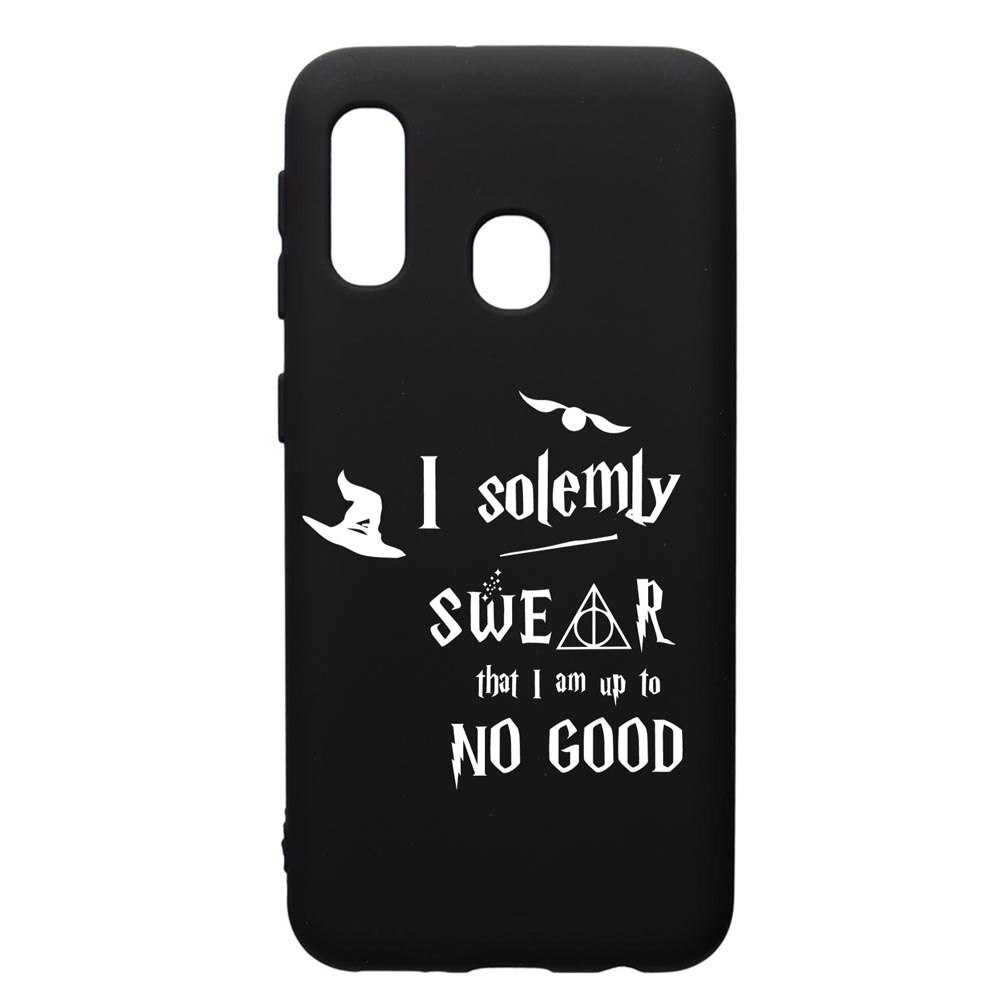 Husa Premium Silicon Compatibila Cu Samsung Galaxy A20E, Solemly Swear, silicon, cu interiorul din material textil, protectie camera, PB860