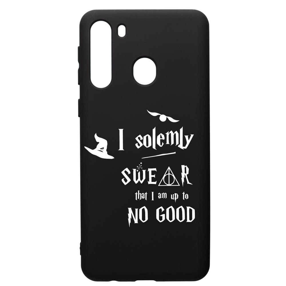 Husa Premium Silicon Compatibila Cu Samsung Galaxy A21S, Solemly Swear, silicon, cu interiorul din material textil, protectie camera, PB860