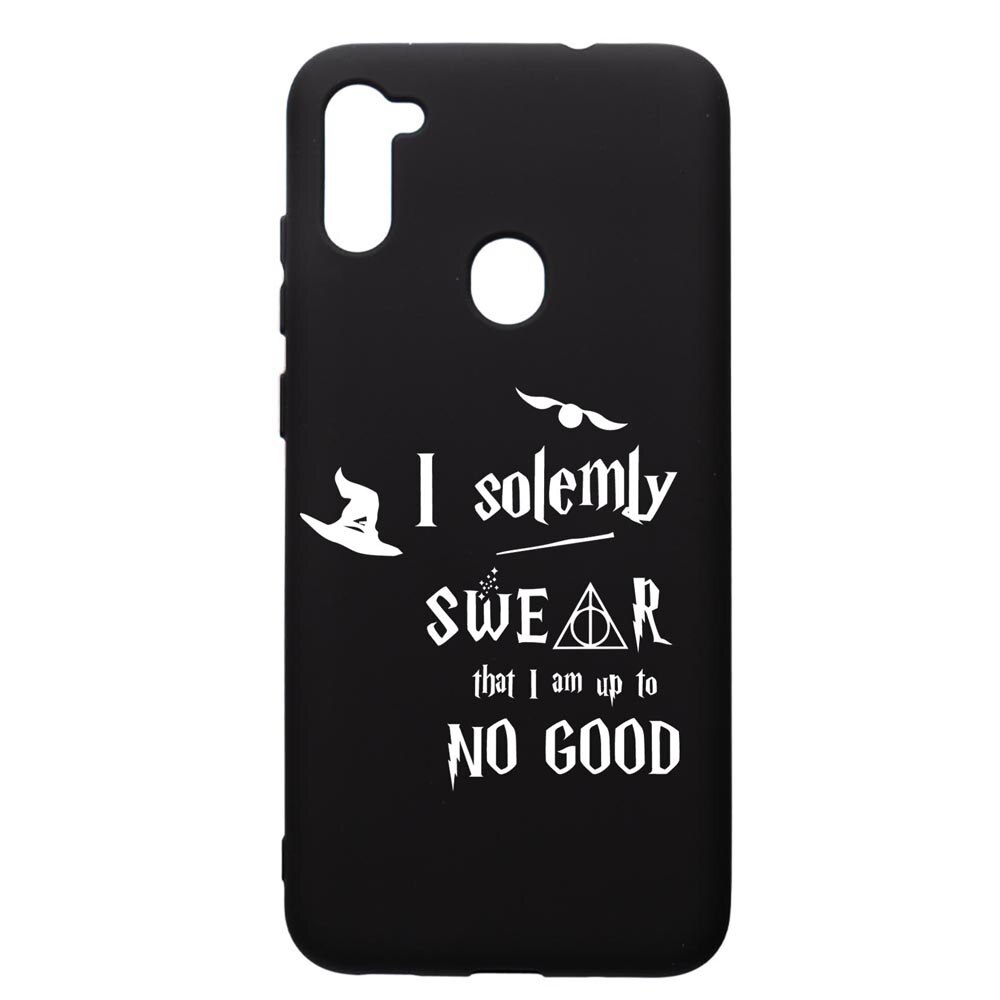 Husa Premium Silicon Compatibila Cu Samsung Galaxy A11, Solemly Swear, silicon, cu interiorul din material textil, protectie camera, PB860