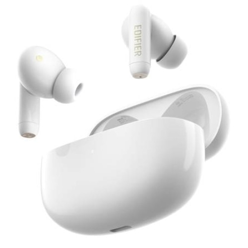 Casti wireless, Edifier, TWS330NB, TWS, Alb, In-Ear, Bluetooth 5.0, Raza 10 m, Baterie 350 mAh, Tehnologie ANC