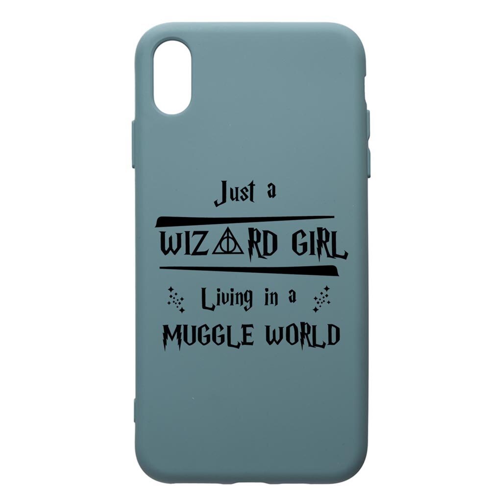 Husa Premium Silicon Compatibila Cu Huawei Y5 2019, Wizard Girl, silicon, cu interiorul din material textil, protectie camera, Cornflower, PCF861