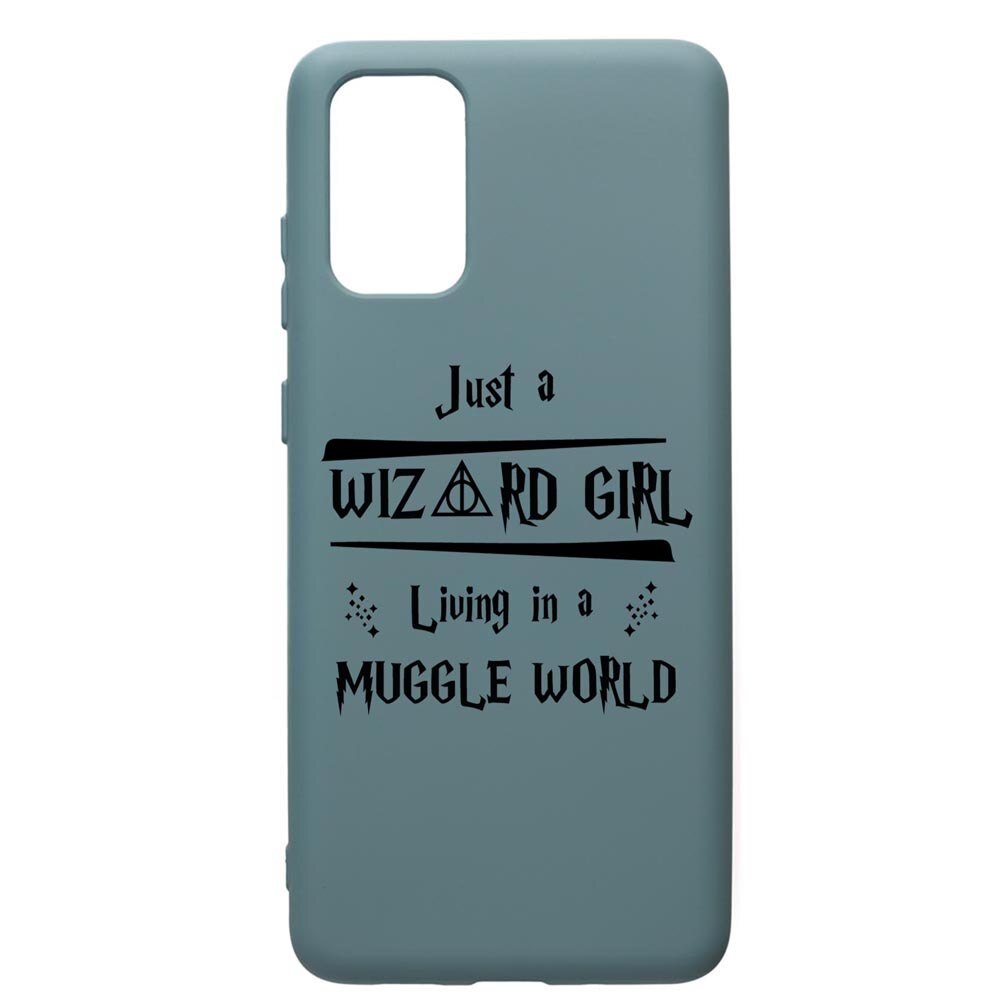 Husa Premium Silicon Compatibila Cu Samsung Galaxy S20 Plus, Wizard Girl, silicon, cu interiorul din material textil, protectie camera, Cornflower, PCF861