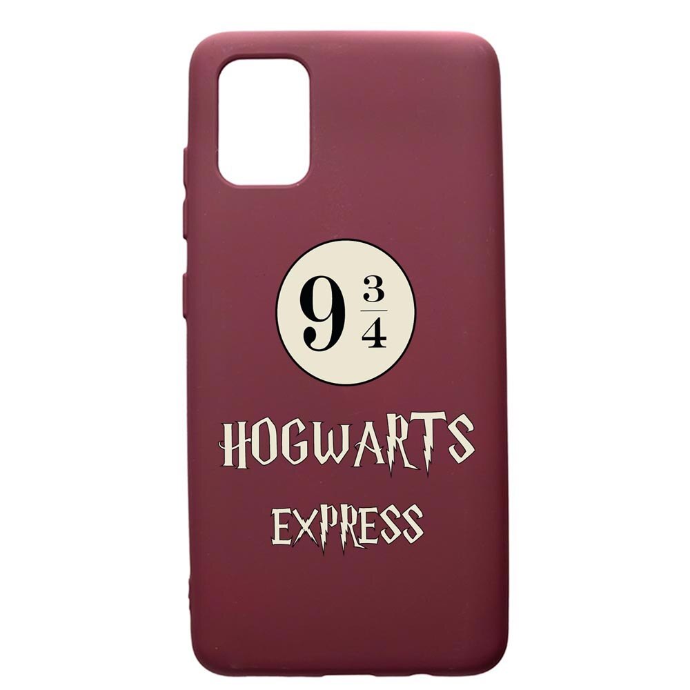 Husa Premium Silicon compatibila cu Apple iPhone 12 Pro Max, Hogwarts Express, cu interiorul din material textil, protectie camera, Burgundy, PBR862