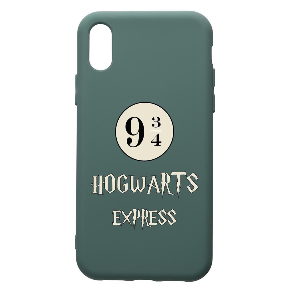 Husa Premium Silicon Compatibila Cu Xiaomi Redmi 7A, Hogwarts Express, cu interiorul din material textil, protectie camera, Forest Green, PFG862