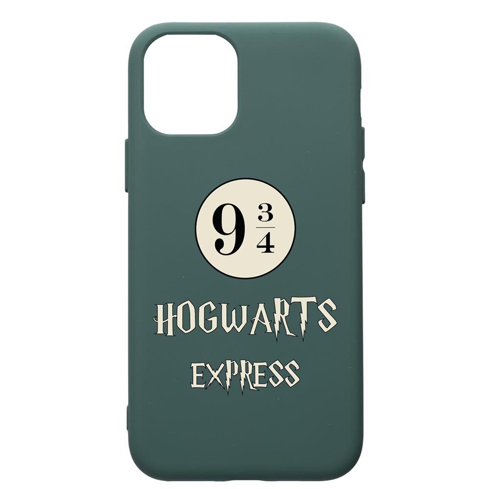 Husa Premium Silicon Compatibila Cu Apple iPhone 11 Pro, Hogwarts Express, cu interiorul din material textil, protectie camera, Forest Green, PFG862