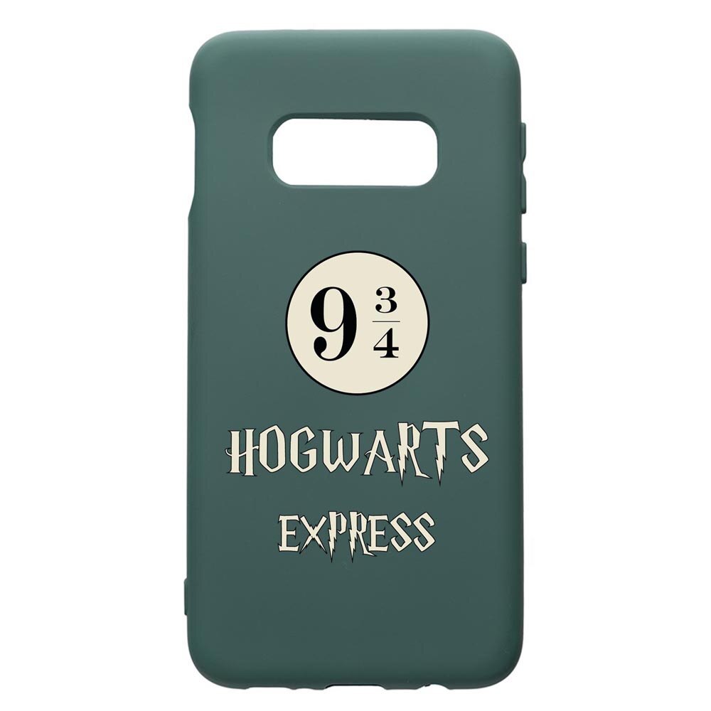 Husa Premium Silicon Compatibila Cu Samsung Galaxy S8, Hogwarts Express, cu interiorul din material textil, protectie camera, Forest Green, PFG862