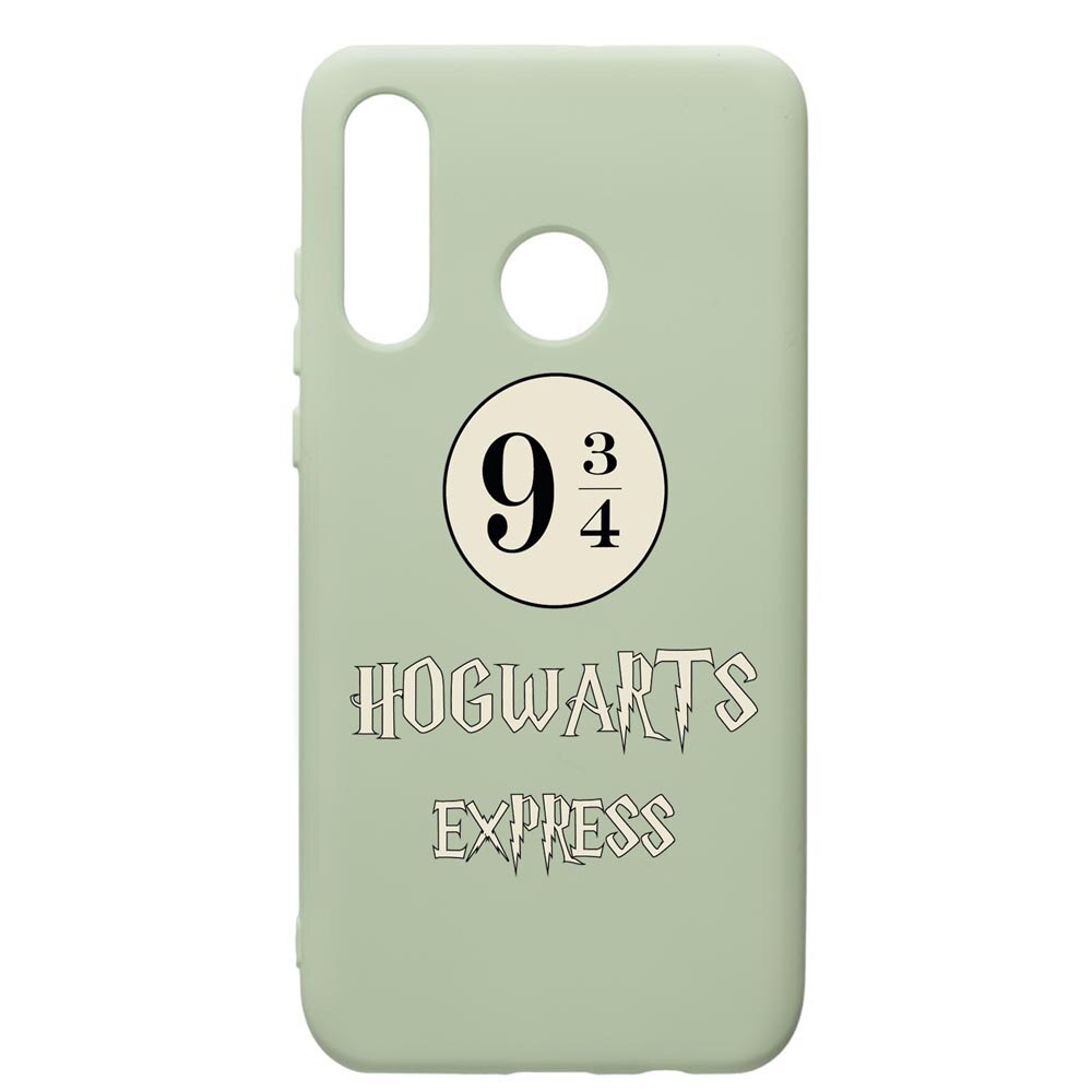 Husa Premium Silicon Compatibila Cu Huawei P40 Lite E / Y7p, Hogwarts Express, cu interiorul din material textil, protectie camera, Beryl, PGR862