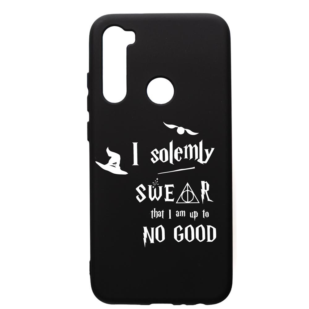 Husa Premium Silicon Compatibila Cu Xiaomi Redmi Note 8, Solemly Swear, silicon, cu interiorul din material textil, protectie camera, PB860