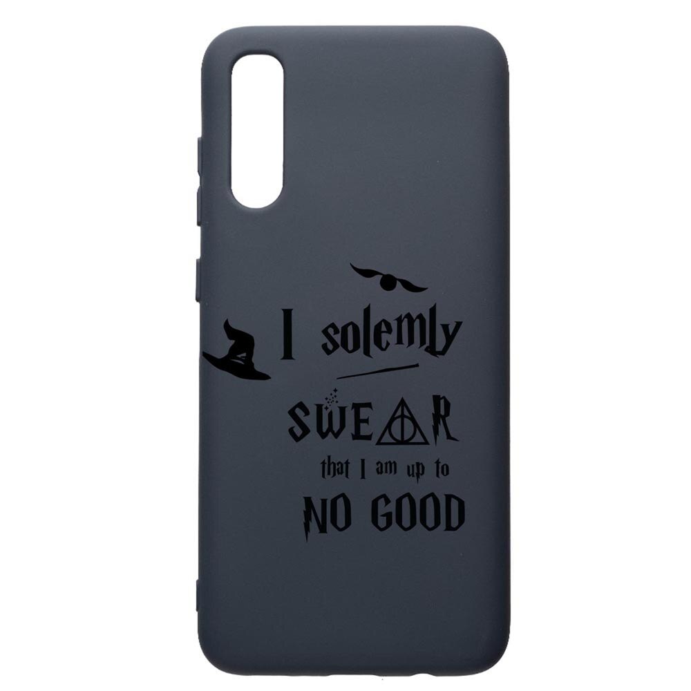 Husa Premium Silicon Compatibila Cu Samsung Galaxy A30S, Solemly Swear, cu interiorul din material textil, protectie camera, Alaskan Blue, PAB860