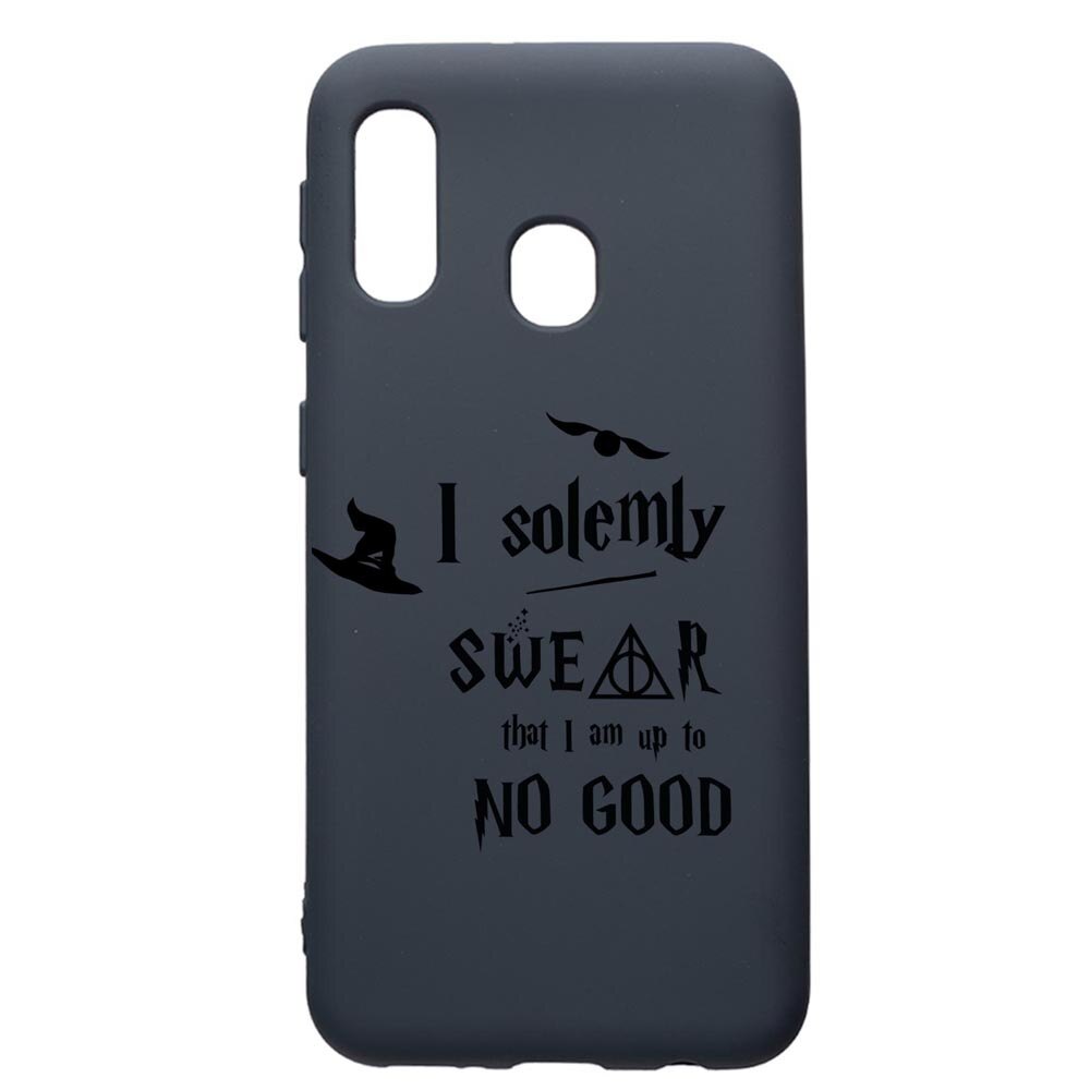 Husa Premium Silicon Compatibila Cu Samsung Galaxy A20E, Solemly Swear, cu interiorul din material textil, protectie camera, Alaskan Blue, PAB860