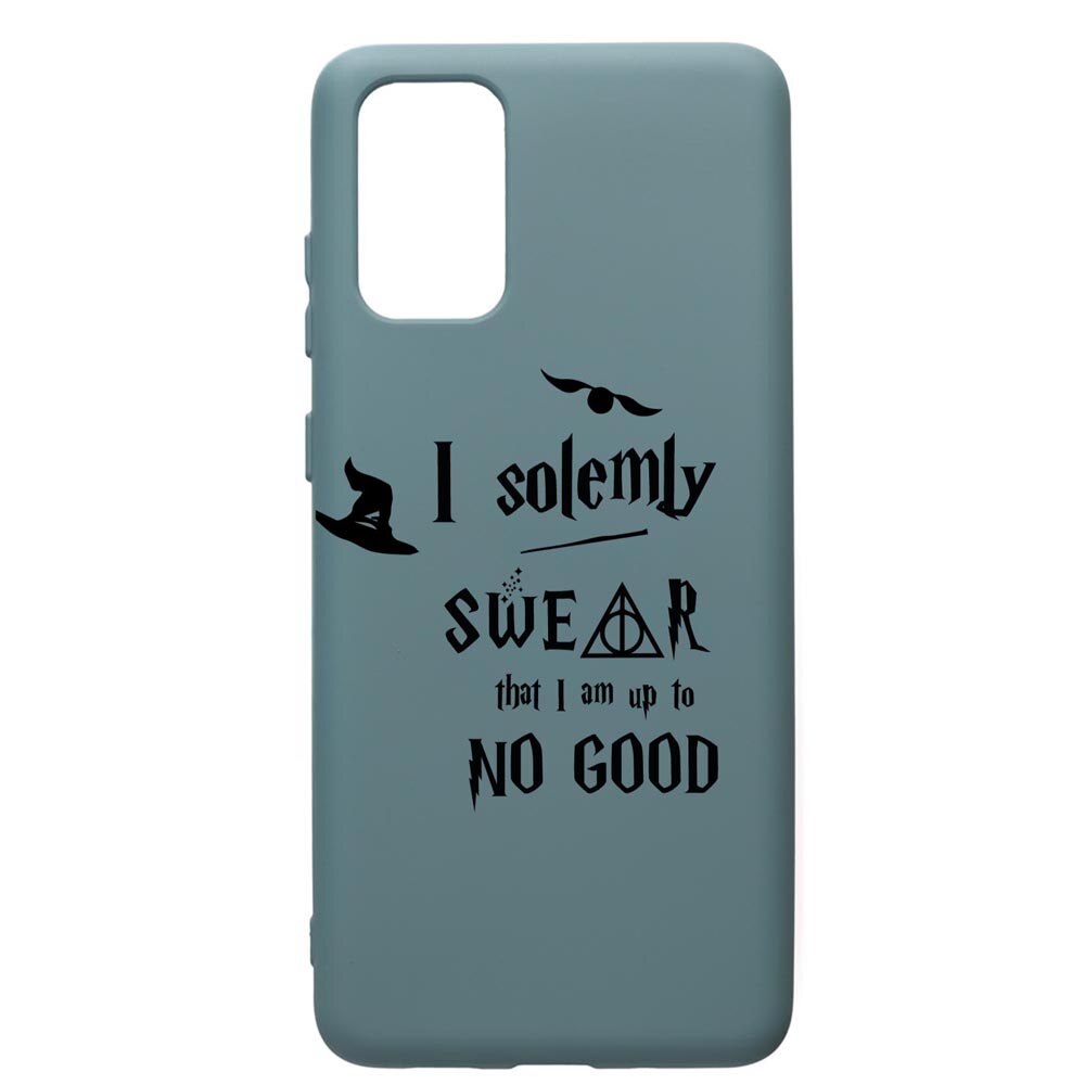 Husa Premium Silicon Compatibila Cu Samsung Galaxy S20 Plus, Solemly Swear, silicon, cu interiorul din material textil, protectie camera, Cornflower, PCF860