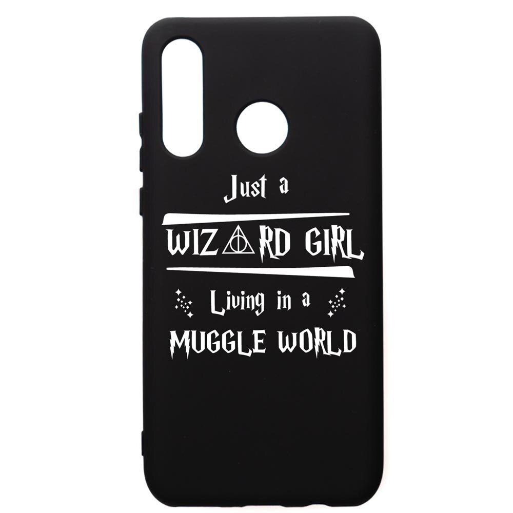 Husa Premium Silicon Compatibila Cu Huawei P30 Lite, Wizard Girl, silicon, cu interiorul din material textil, protectie camera, PB861