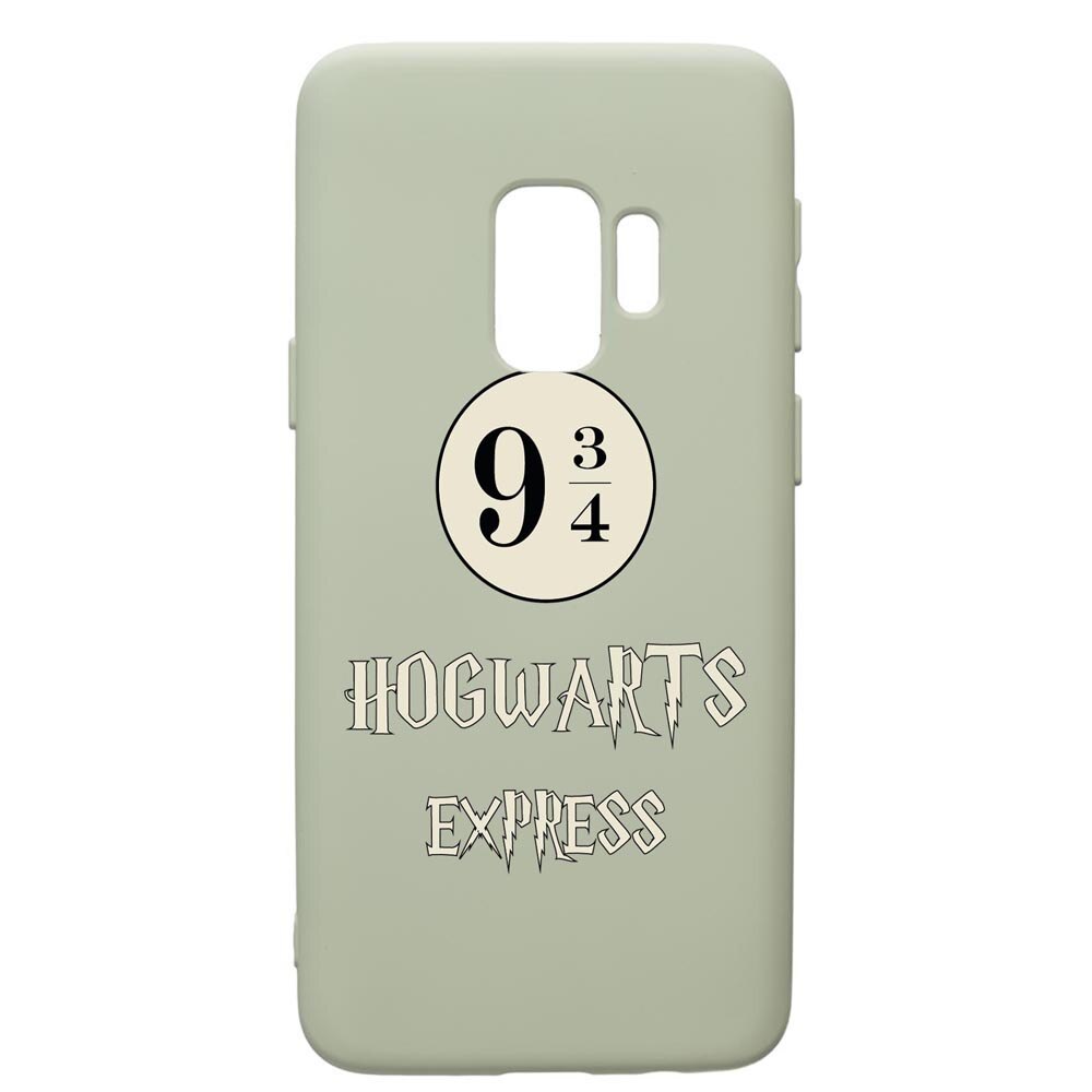 Husa Premium Silicon Compatibila Cu Samsung Galaxy S9, Hogwarts Express, cu interiorul din material textil, protectie camera, Beryl, PGR862