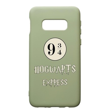 Husa Premium Silicon Compatibila Cu Samsung Galaxy S10, Hogwarts Express, cu interiorul din material textil, protectie camera, Beryl, PGR862 Husa Premium Silicon Compatibila Cu Samsung Galaxy S10, Hogwarts Express, cu interiorul din material textil, protectie camera, Beryl, PGR862
