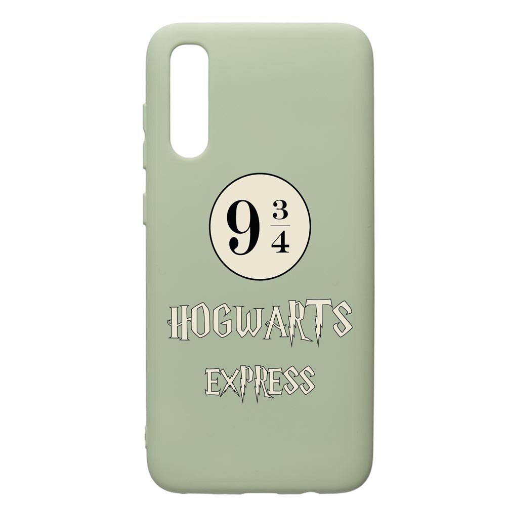 Husa Premium Silicon Compatibila Cu Samsung Galaxy A70, Hogwarts Express, cu interiorul din material textil, protectie camera, Beryl, PGR862