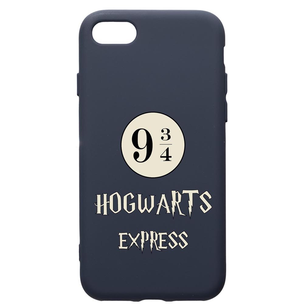 Husa Premium Silicon Compatibila Cu Apple IPhone SE 2 / iPhone 8 / iPhone 7, Hogwarts Express, cu interiorul din material textil, protectie camera, Alaskan Blue, PAB862