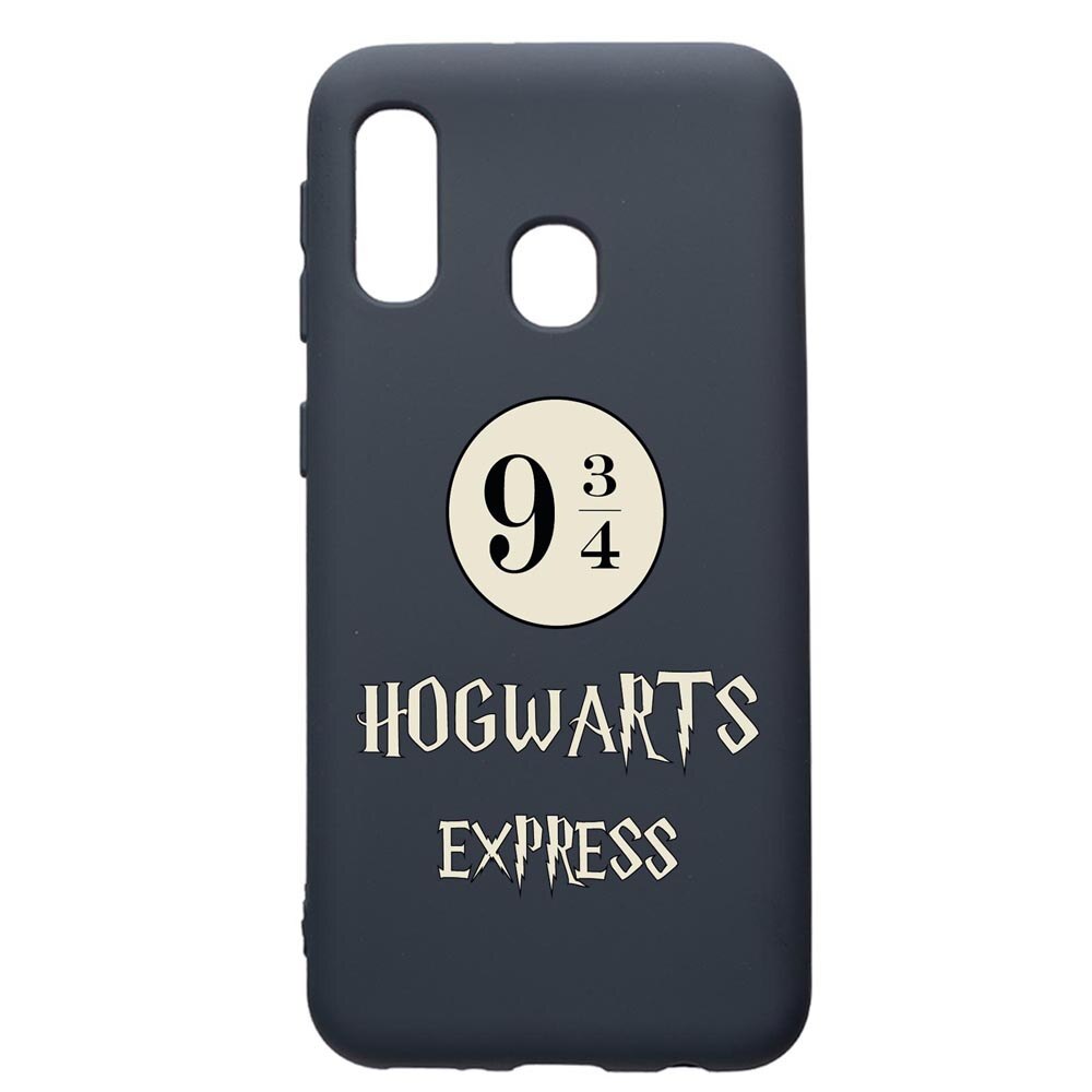 Husa Premium Silicon Compatibila Cu Samsung Galaxy A20E, Hogwarts Express, cu interiorul din material textil, protectie camera, Alaskan Blue, PAB862