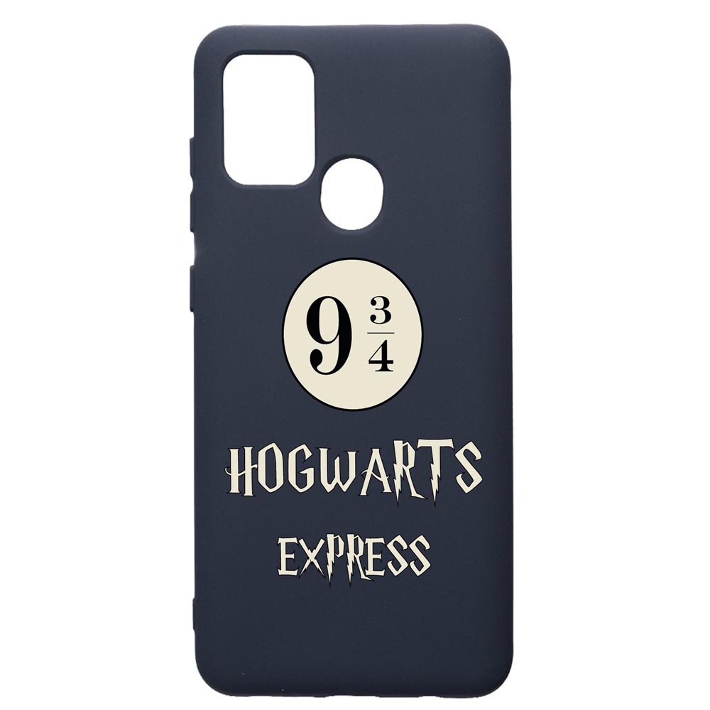 Husa Premium Silicon Compatibila Cu Samsung Galaxy A21S, Hogwarts Express, cu interiorul din material textil, protectie camera, Alaskan Blue, PAB862