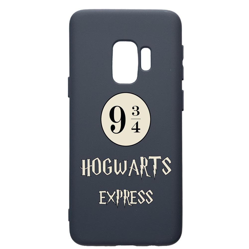 Husa Premium Silicon Compatibila Cu Samsung Galaxy S9, Hogwarts Express, cu interiorul din material textil, protectie camera, Alaskan Blue, PAB862