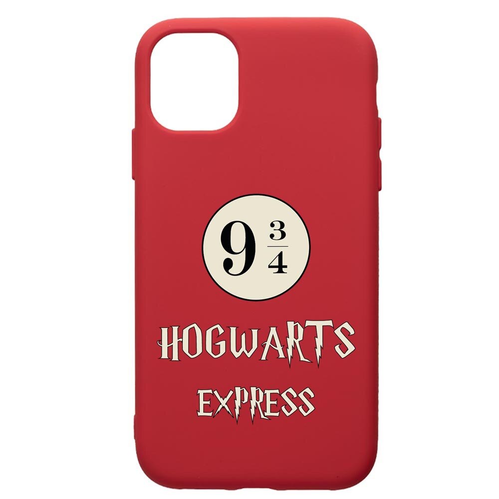 Husa Premium Silicon Compatibila Cu Apple iPhone 11 Pro, Hogwarts Express, silicon, cu interiorul din material textil, protectie camera, Red, PR862