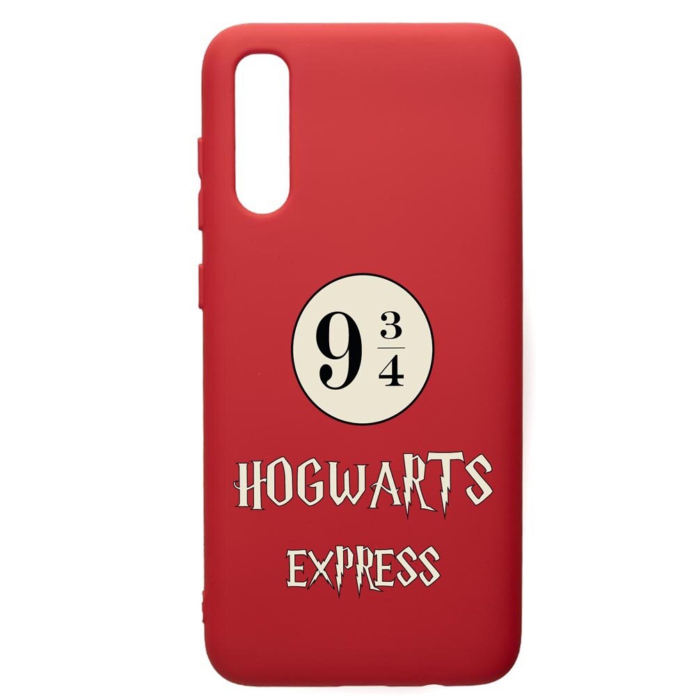 Husa Premium Silicon Compatibila Cu Samsung Galaxy A50, Hogwarts Express, silicon, cu interiorul din material textil, protectie camera, Red, PR862