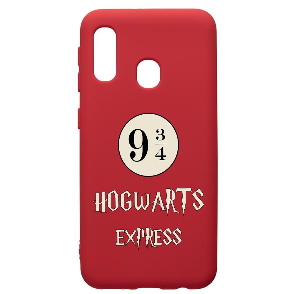 Husa Premium Silicon Compatibila Cu Samsung Galaxy A40, Hogwarts Express, silicon, cu interiorul din material textil, protectie camera, Red, PR862