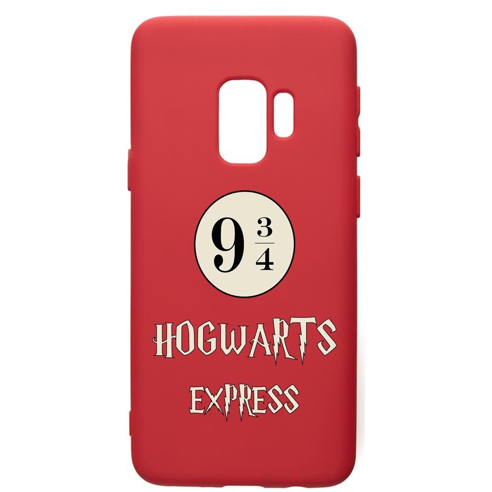 Husa Premium Silicon Compatibila Cu Samsung Galaxy S9, Hogwarts Express, silicon, cu interiorul din material textil, protectie camera, Red, PR862
