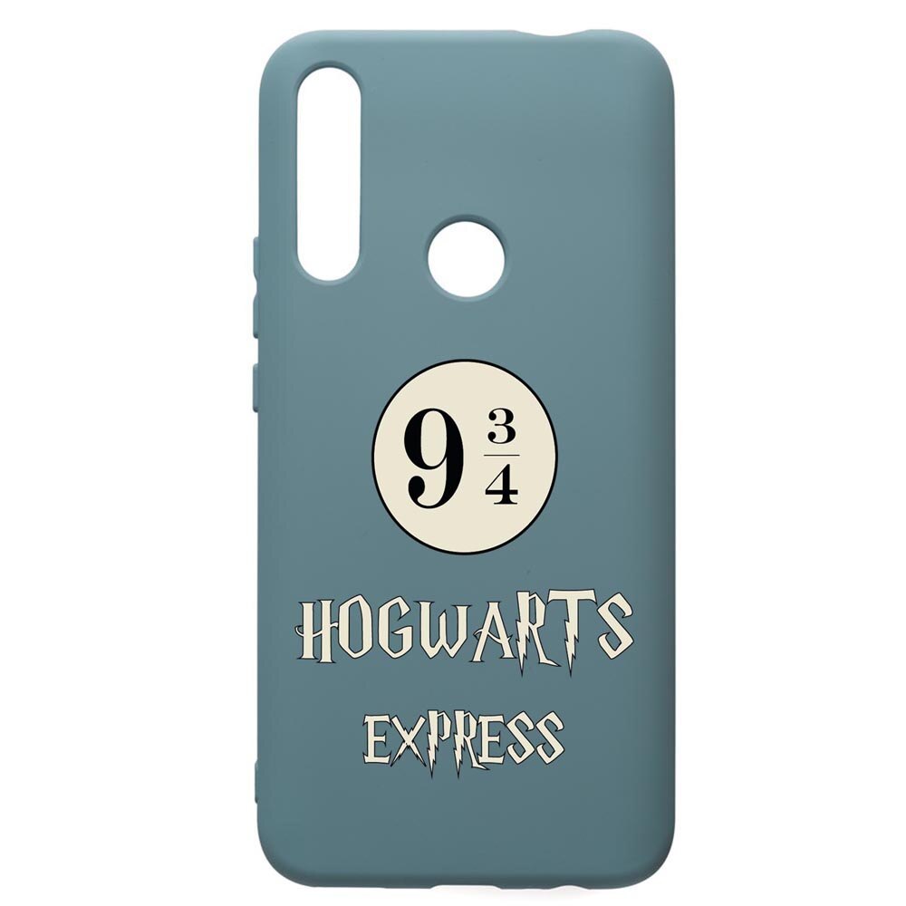 Husa Premium Silicon Compatibila Cu Huawei P Smart Z, Hogwarts Express, silicon, cu interiorul din material textil, protectie camera, Cornflower, PCF862