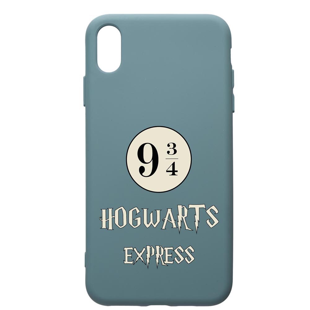 Husa Premium Silicon Compatibila Cu Apple iPhone XS Max, Hogwarts Express, silicon, cu interiorul din material textil, protectie camera, Cornflower, PCF862