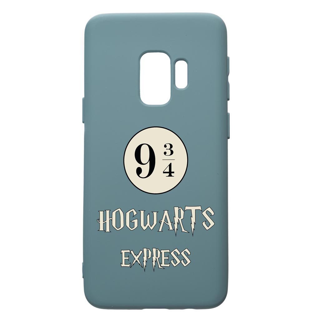 Husa Premium Silicon Compatibila Cu Samsung Galaxy S9, Hogwarts Express, silicon, cu interiorul din material textil, protectie camera, Cornflower, PCF862