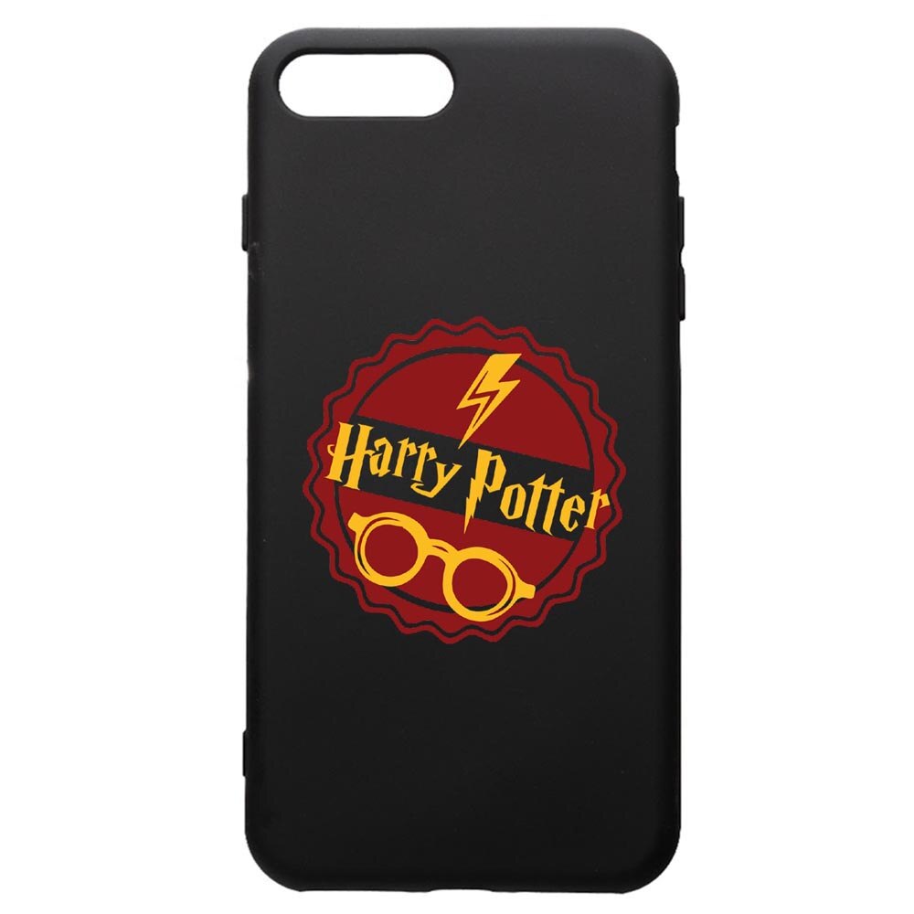 Husa Premium Silicon Compatibila Cu Apple iPhone 8 Plus / iPhone 7 Plus, Harry Potter Thunder, silicon, cu interiorul din material textil, protectie camera, PB864
