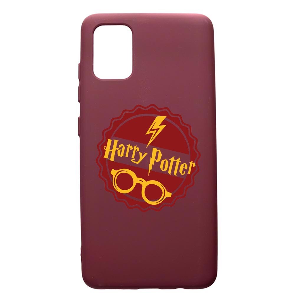 Husa Premium Silicon compatibila cu Samsung Galaxy S20 Plus, Harry Potter Thunder, cu interiorul din material textil, protectie camera, Burgundy, PBR864