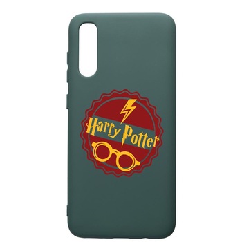 Husa Premium Silicon Compatibila Cu Samsung Galaxy A70, Harry Potter Thunder, cu interiorul din material textil, protectie camera, Forest Green, PFG864 Husa Premium Silicon Compatibila Cu Samsung Galaxy A70, Harry Potter Thunder, cu interiorul din material textil, protectie camera, Forest Green, PFG864