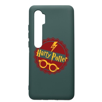 Husa Premium Silicon Compatibila Cu Xiaomi Mi Note 10, Harry Potter Thunder, cu interiorul din material textil, protectie camera, Forest Green, PFG864 Husa Premium Silicon Compatibila Cu Xiaomi Mi Note 10, Harry Potter Thunder, cu interiorul din material textil, protectie camera, Forest Green, PFG864