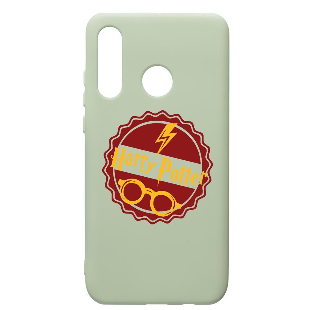 Husa Premium Silicon Compatibila Cu Huawei P30 Lite, Harry Potter Thunder, cu interiorul din material textil, protectie camera, Beryl, PGR864