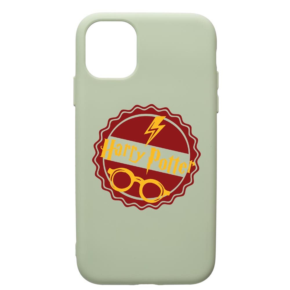 Husa Premium Silicon Compatibila Cu Apple iPhone 12, Harry Potter Thunder, cu interiorul din material textil, protectie camera, Beryl, PGR864