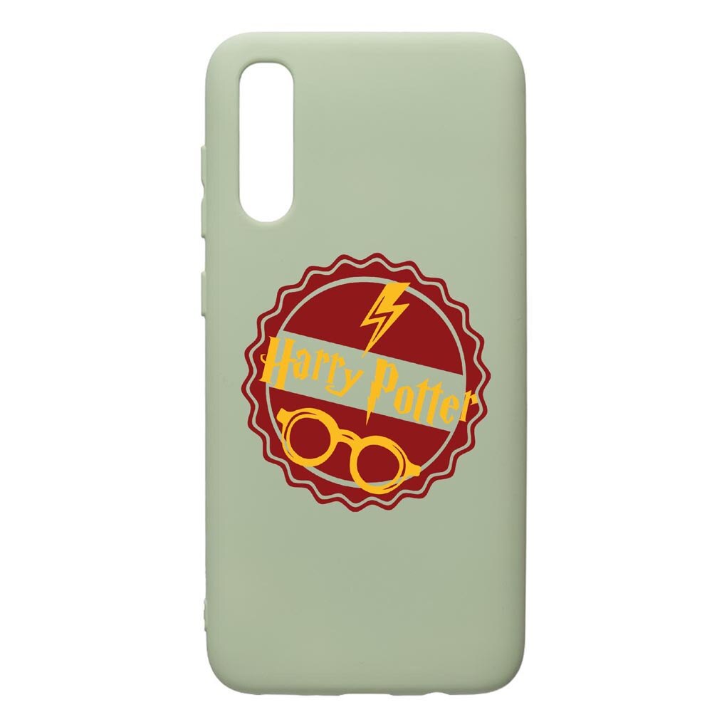 Husa Premium Silicon Compatibila Cu Samsung Galaxy A70, Harry Potter Thunder, cu interiorul din material textil, protectie camera, Beryl, PGR864