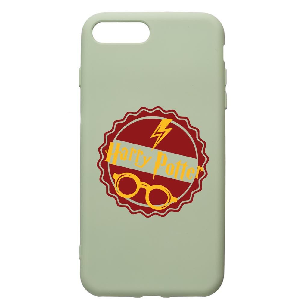 Husa Premium Silicon Compatibila Cu Apple iPhone 8 Plus / iPhone 7 Plus, Harry Potter Thunder, cu interiorul din material textil, protectie camera, Beryl, PGR864