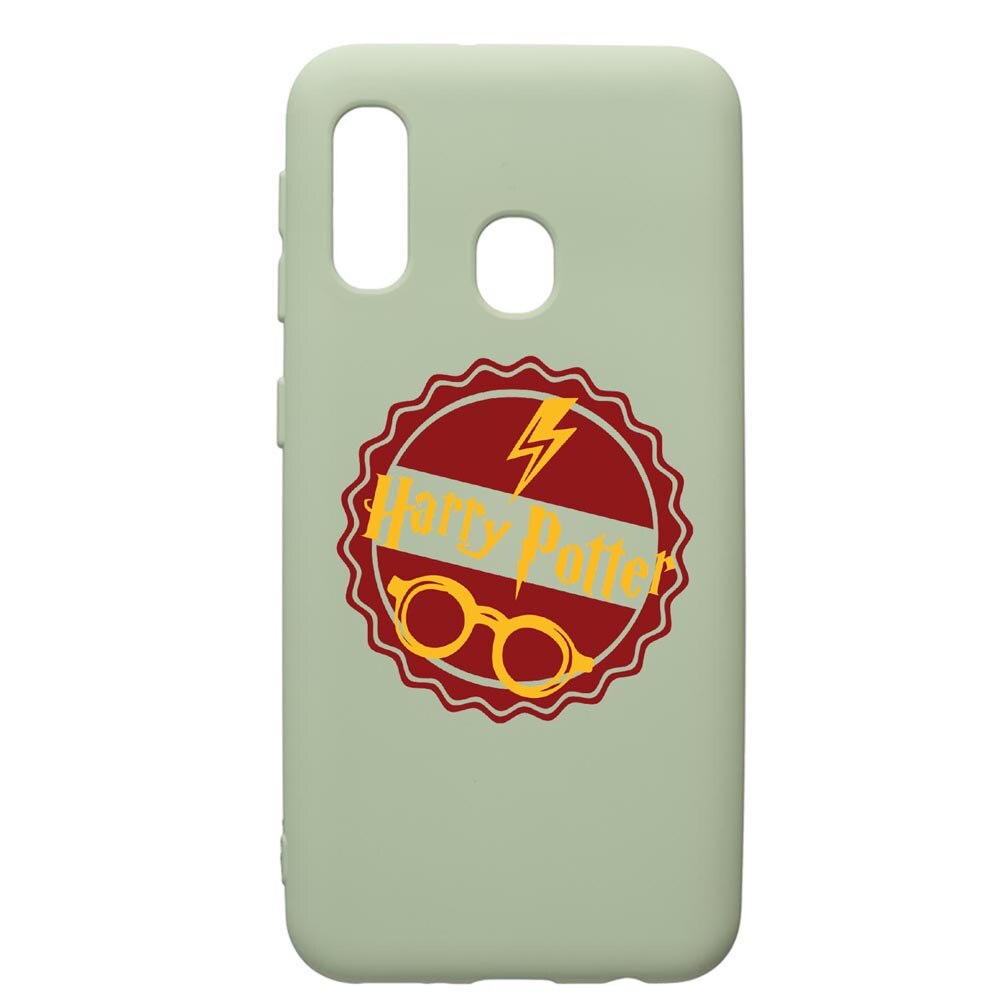 Husa Premium Silicon Compatibila Cu Samsung Galaxy A40, Harry Potter Thunder, cu interiorul din material textil, protectie camera, Beryl, PGR864