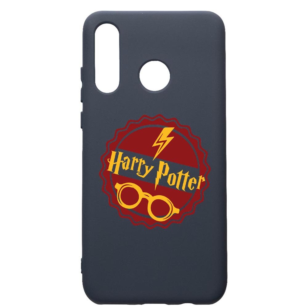Husa Premium Silicon Compatibila Cu Huawei P30 Lite, Harry Potter Thunder, cu interiorul din material textil, protectie camera, Alaskan Blue, PAB864
