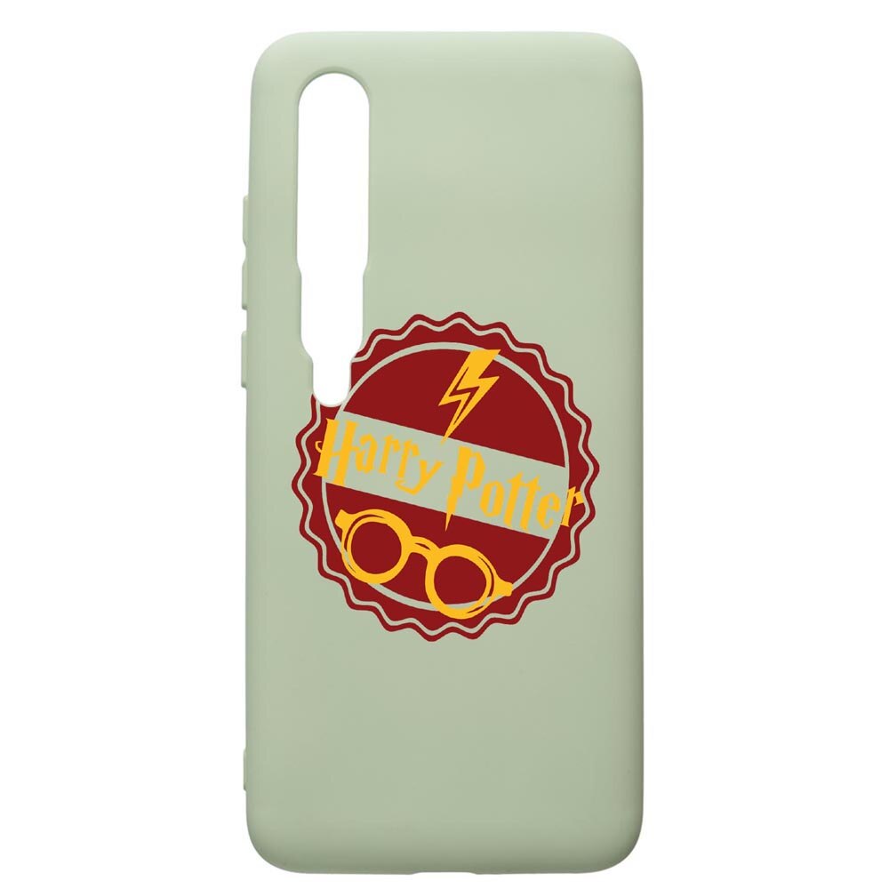 Husa Premium Silicon Compatibila Cu Xiaomi Mi 10 / Mi 10 Pro, Harry Potter Thunder, cu interiorul din material textil, protectie camera, Beryl, PGR864