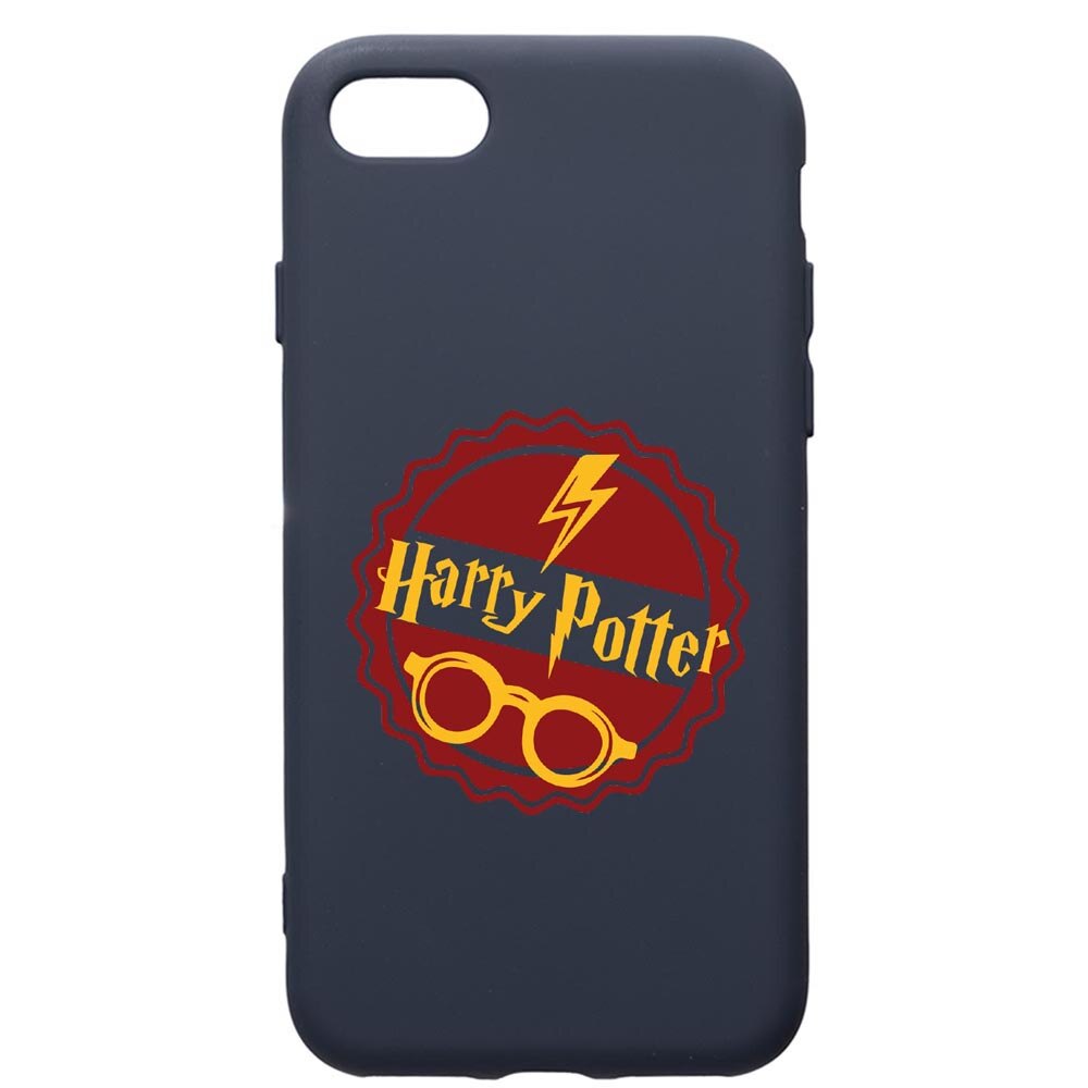 Husa Premium Silicon Compatibila Cu Apple IPhone SE 2 / iPhone 8 / iPhone 7, Harry Potter Thunder, cu interiorul din material textil, protectie camera, Alaskan Blue, PAB864